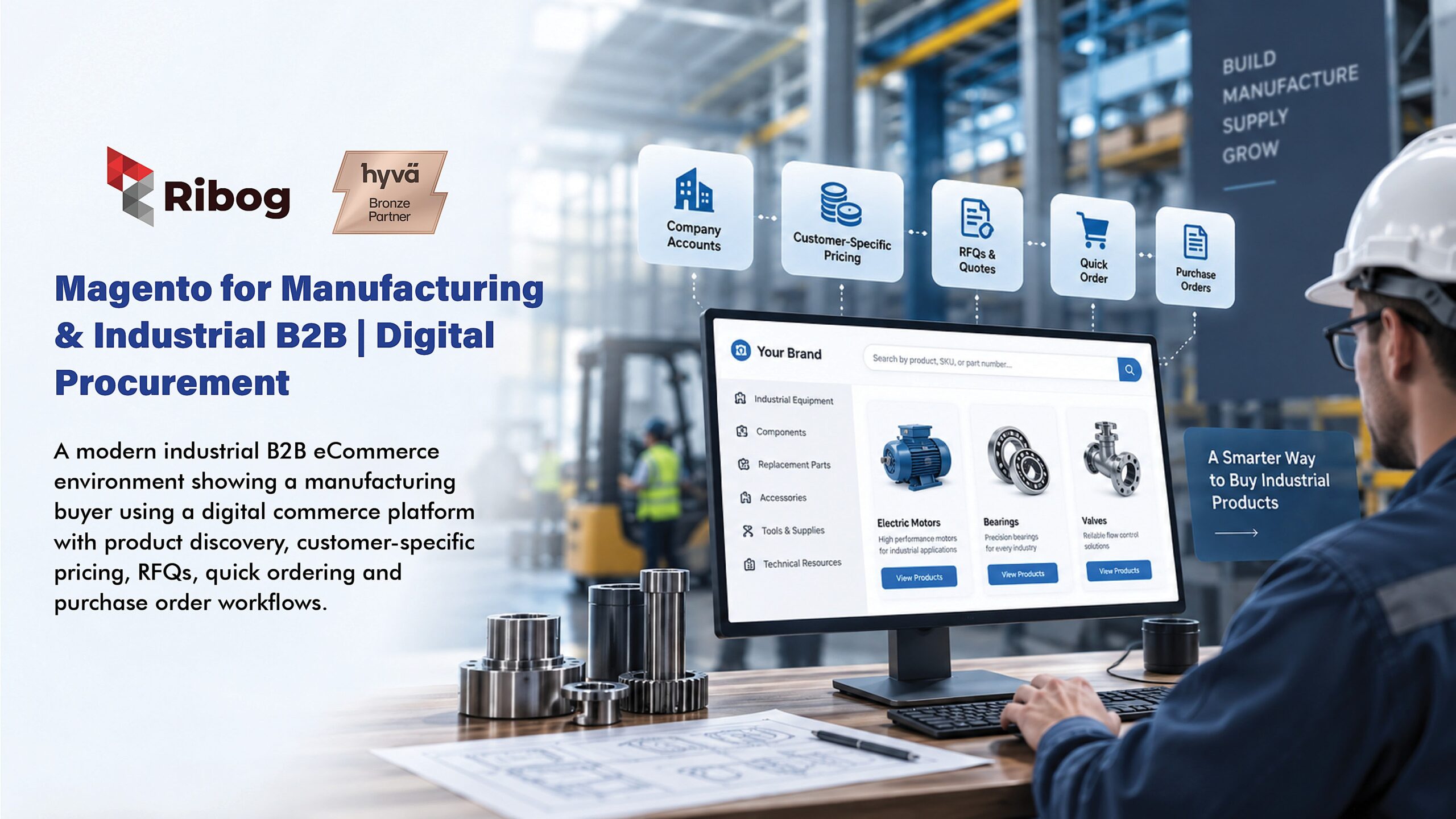 Magento for Manufacturing & Industrial B2B | Digital Procurement